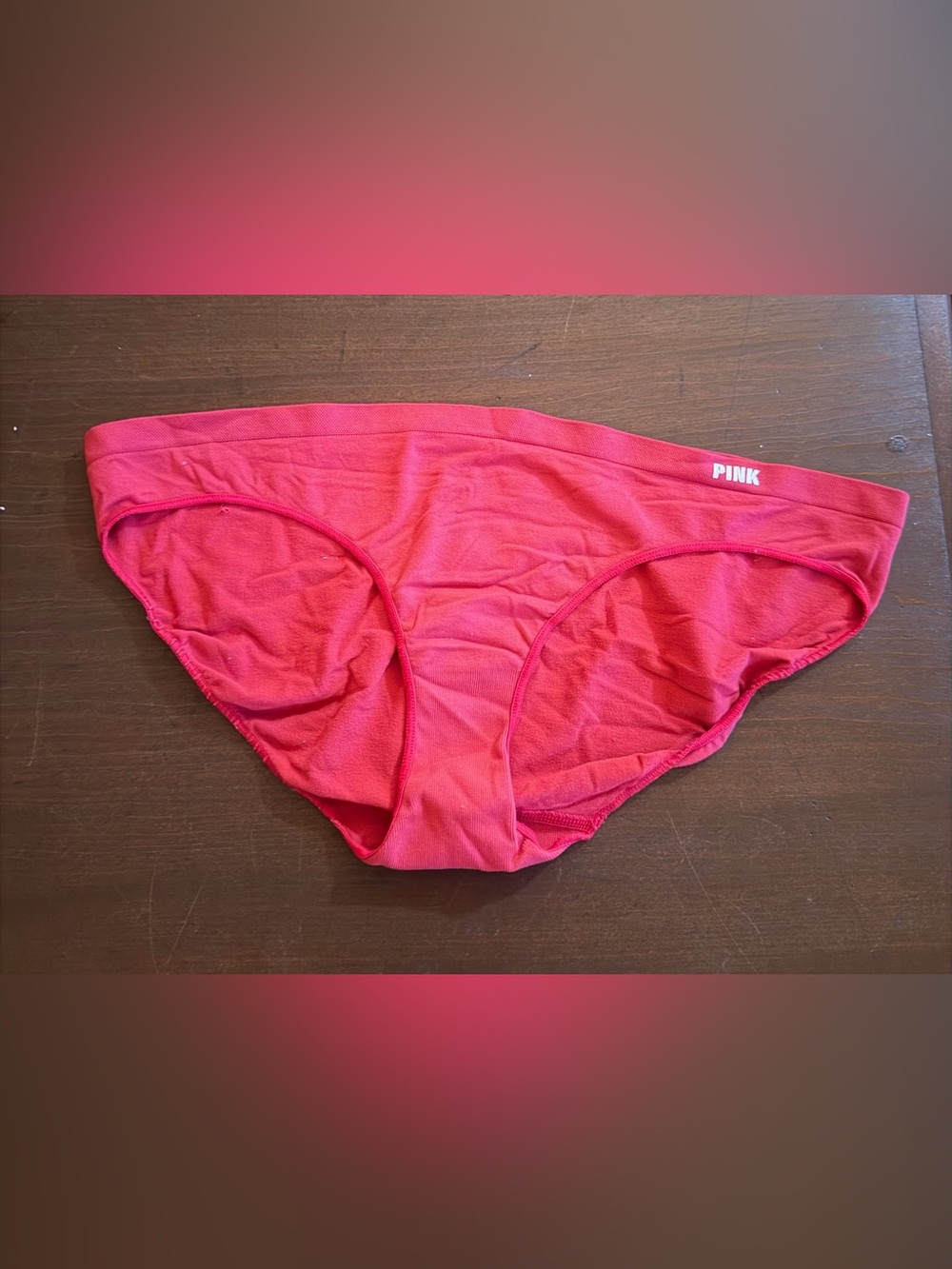 PINK Panty Panties Underwear Bikini Seamless Women’s Size Medium M